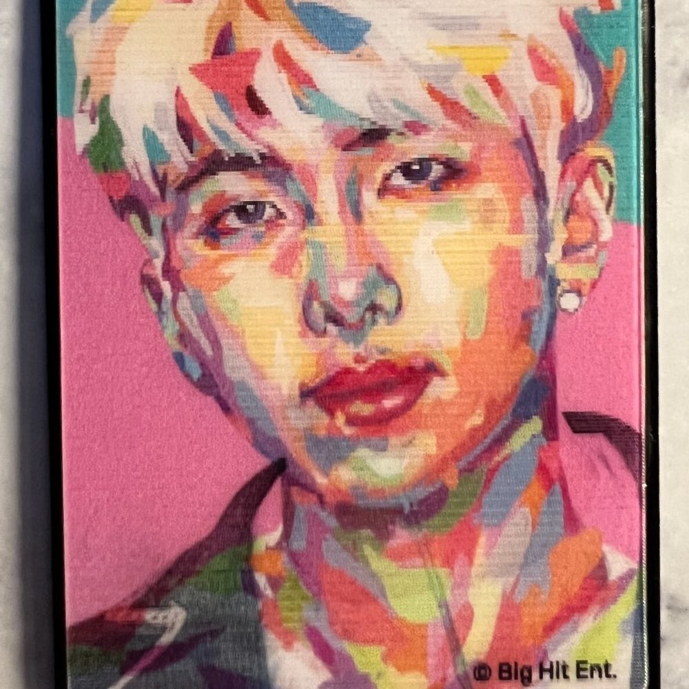 Official BTS x MTPR Lens With Luv Special Edition LENTICULAR RM PHOTOCARD